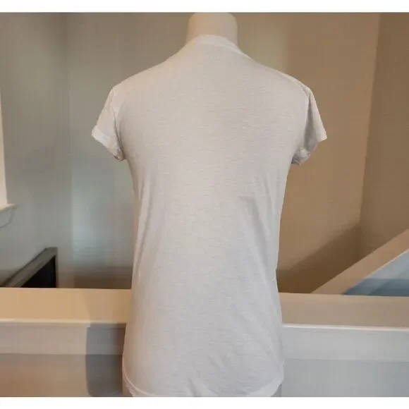 Zadig & Voltaire Embellished Skull Tee Size Medium - Picture 4 of 5